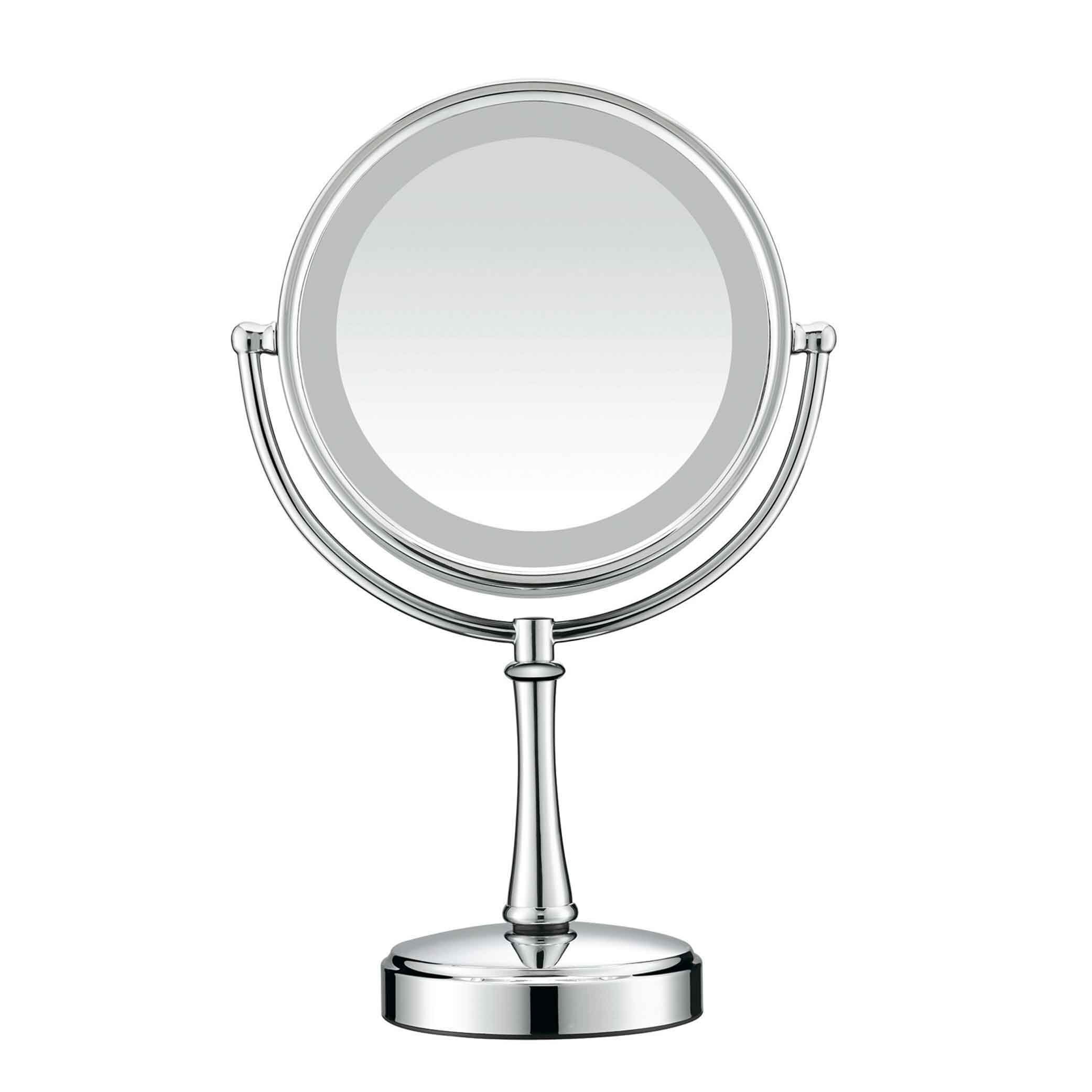 Espejo Redondo con Luz Be87 Nickel Cepillado 1X/7X Conair
