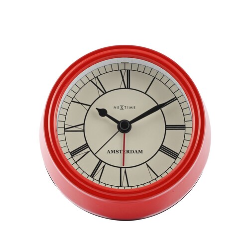 Reloj de Pared Amsterdam Metal Rojo Nextime