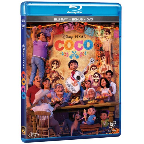 Blu Ray +Dvd + Bonus Coco