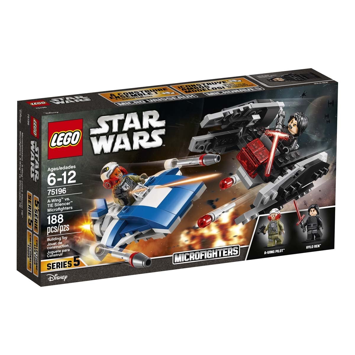 Microfighters a Wing Vs Silenciador Tie Lego