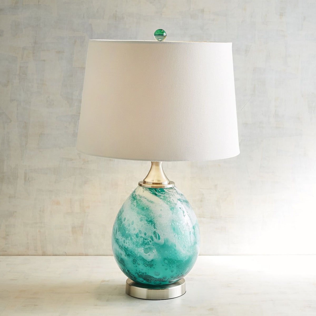 Lámpara Seafoam Art Glass Pier 1 Imports