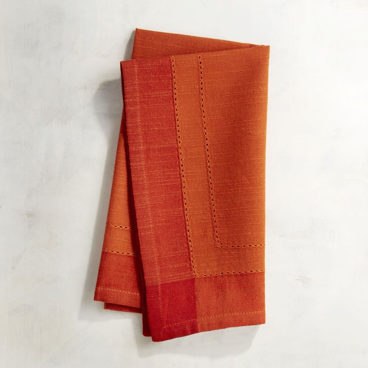 Servilleta Individual Hemstitch Pumpkin Orange Pier 1 Imports