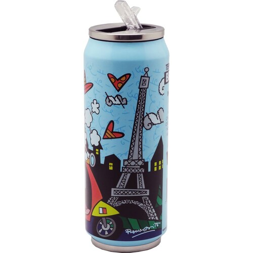 Vaso Lata Térmico Acero Inoxidable 500Ml Europa Romero Britto
