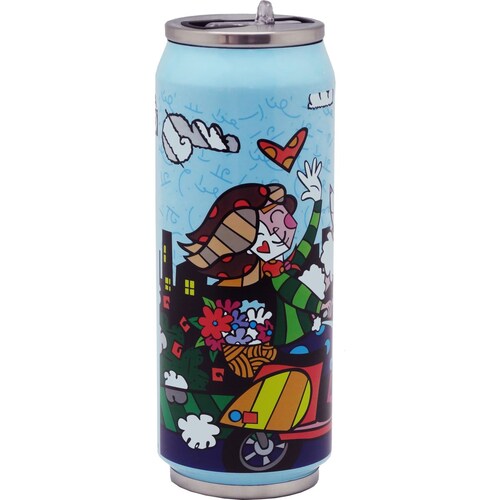 Vaso Lata Térmico Acero Inoxidable 500Ml Europa Romero Britto