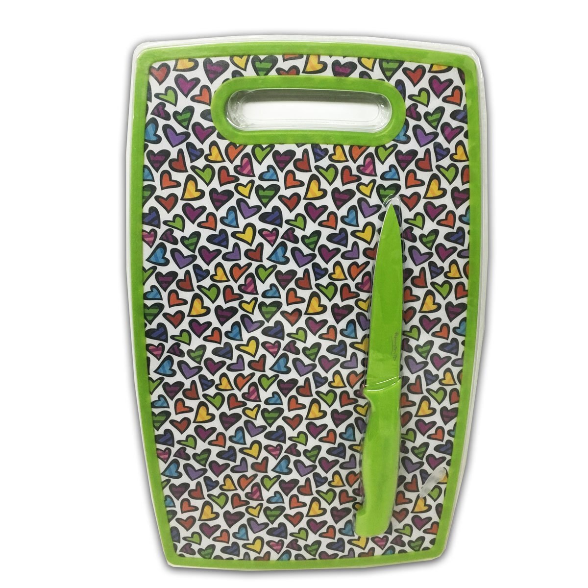 Tabla para Picar Corazones 37 X 23 Cm Romero Britto