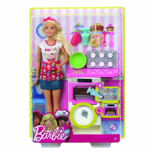 Barbie Chef de Pastelitos Set de Juego Mattel