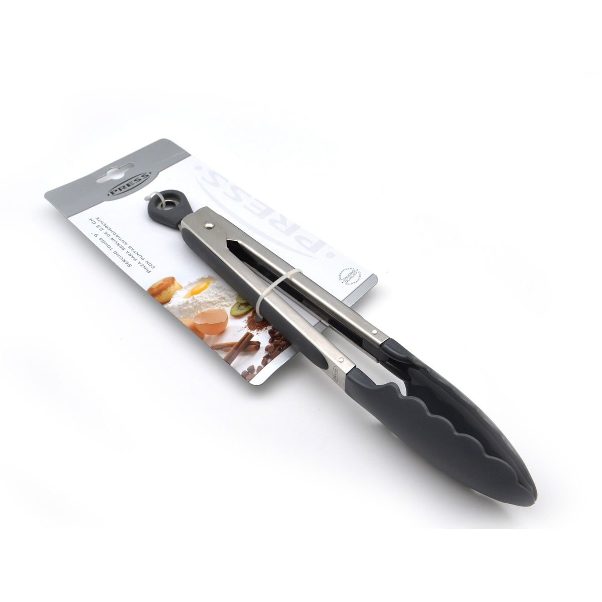 Pinza 23 Cms en Acero Inox con Nylon 86808 Press