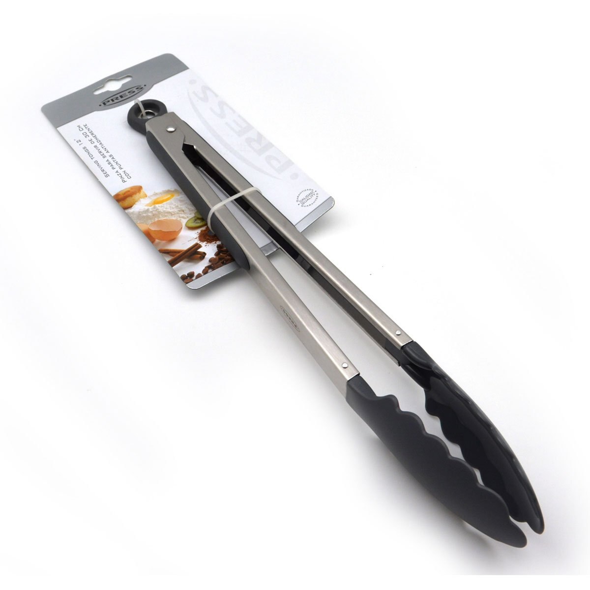 Pinza 30 Cms Acero Inox con Nylon 86809 Press