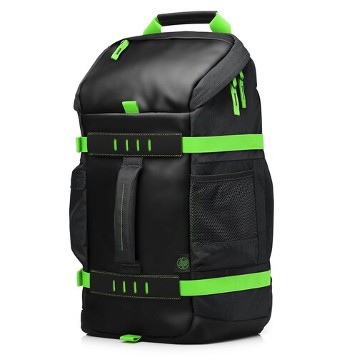 Backpack Hp 15.6" Odyssey Negro/ Verde