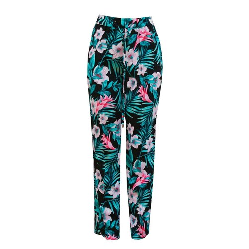 Pantalón Estampado Flores Connie Klein