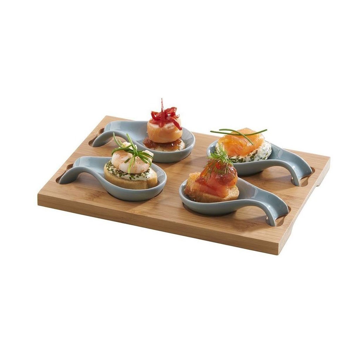 Set Mini Sartén para Bocadillos Azul Typhoon