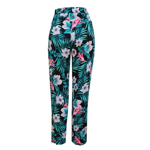 Pantalón Estampado Flores Connie Klein