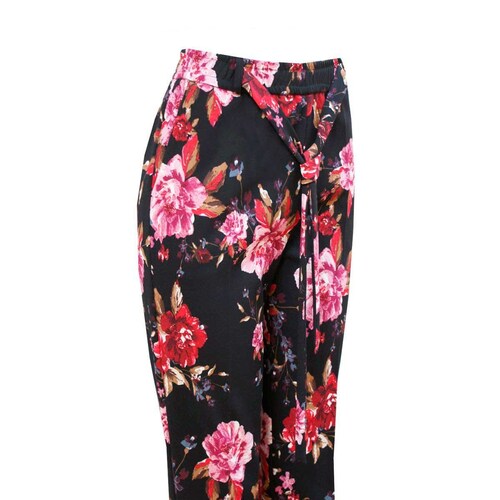 Pantalón Estampado Flores Connie Klein