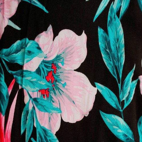Pantalón Estampado Flores Connie Klein