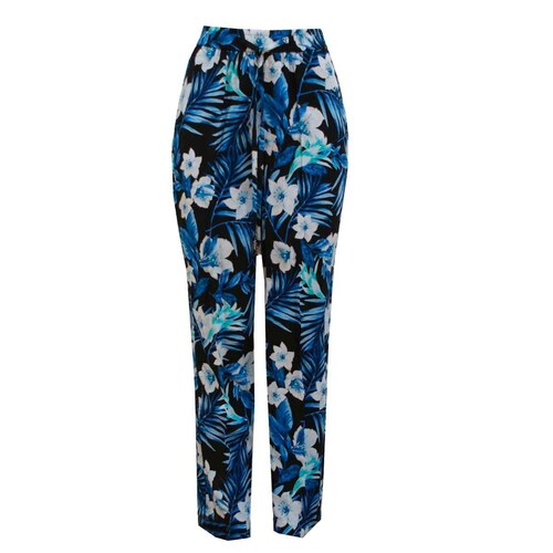 Pantalón Estampado Flores Connie Klein
