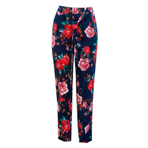 Pantalón Estampado Flores Connie Klein