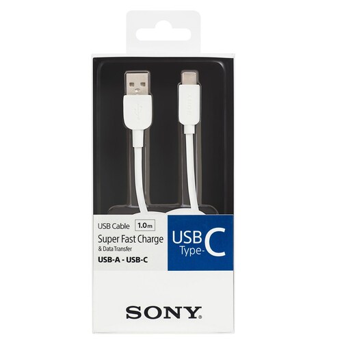 Cable Usb a Tipo C Blanco Sony