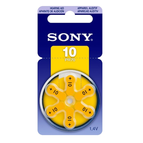 Pila Auditiva 6 Piezas Sony Pr10-D6A Ula