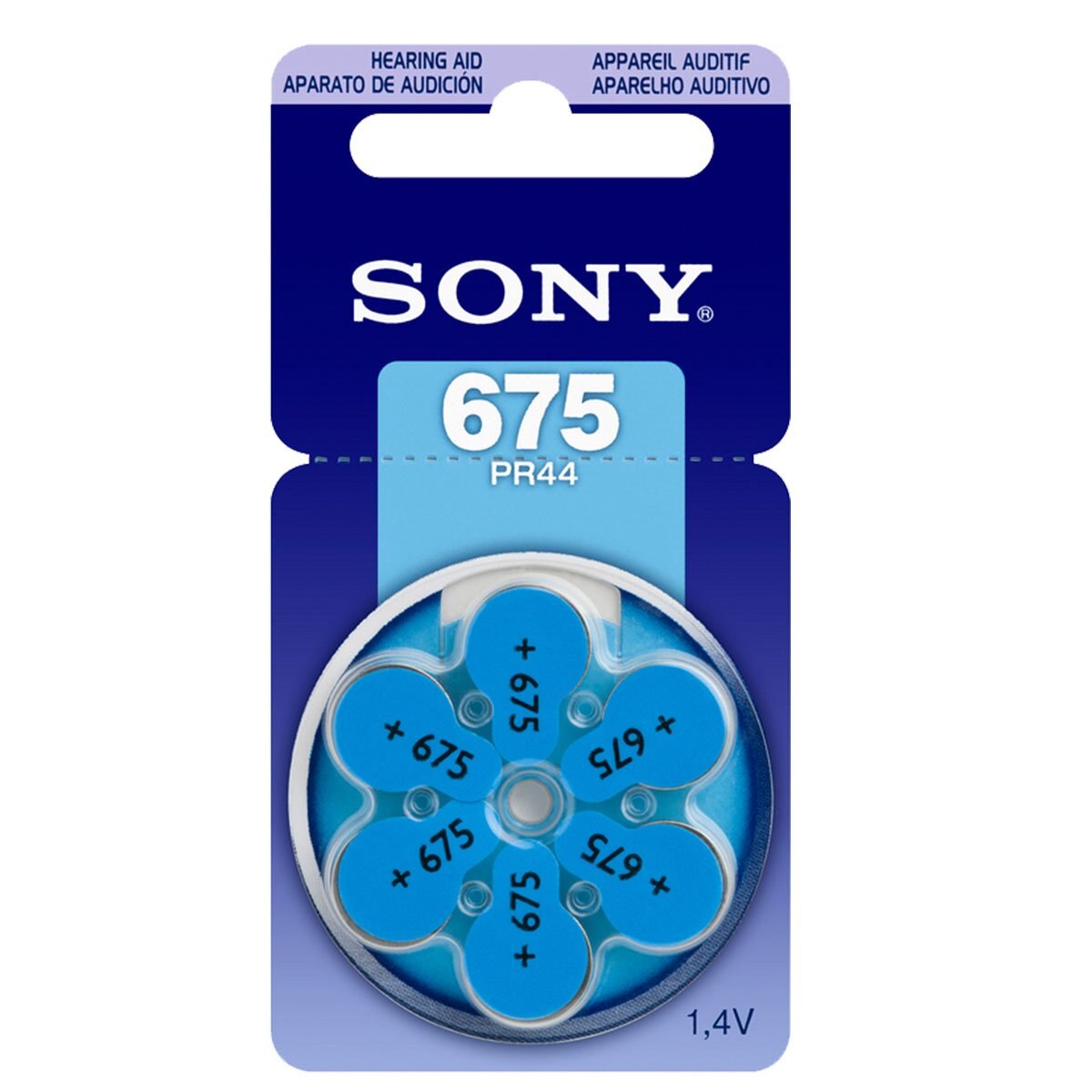 Pila Auditiva 6 Piezas Sony Pr675-D6A Ula