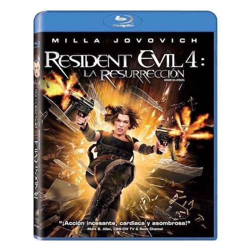 Blu Ray Resident Evil 4 la Resurrección