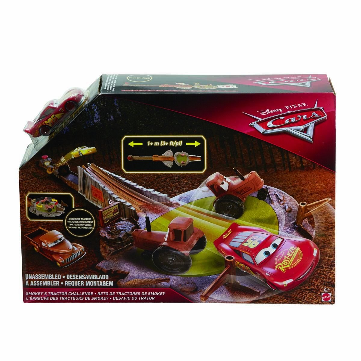 Cars Reto de Tractores de Smokey Mattel