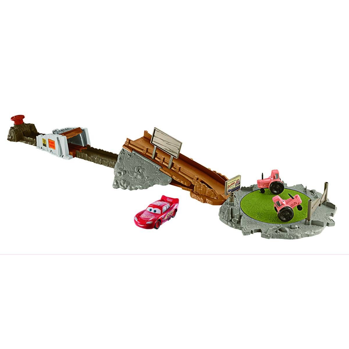 Cars Reto de Tractores de Smokey Mattel
