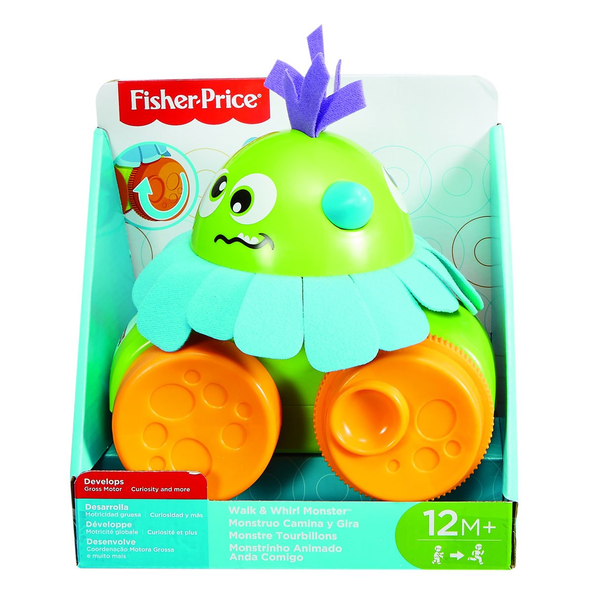 monstruo lanza pelotas fisher price