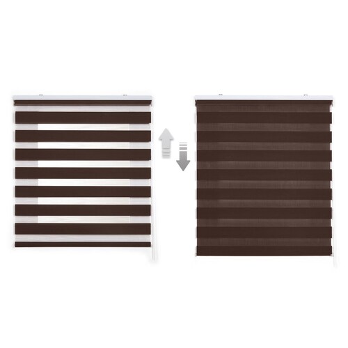 Persiana Duolux Chocolate 100X250Cm    Cintacor