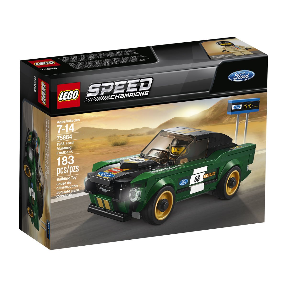1968 Ford Mustang Fastback Lego