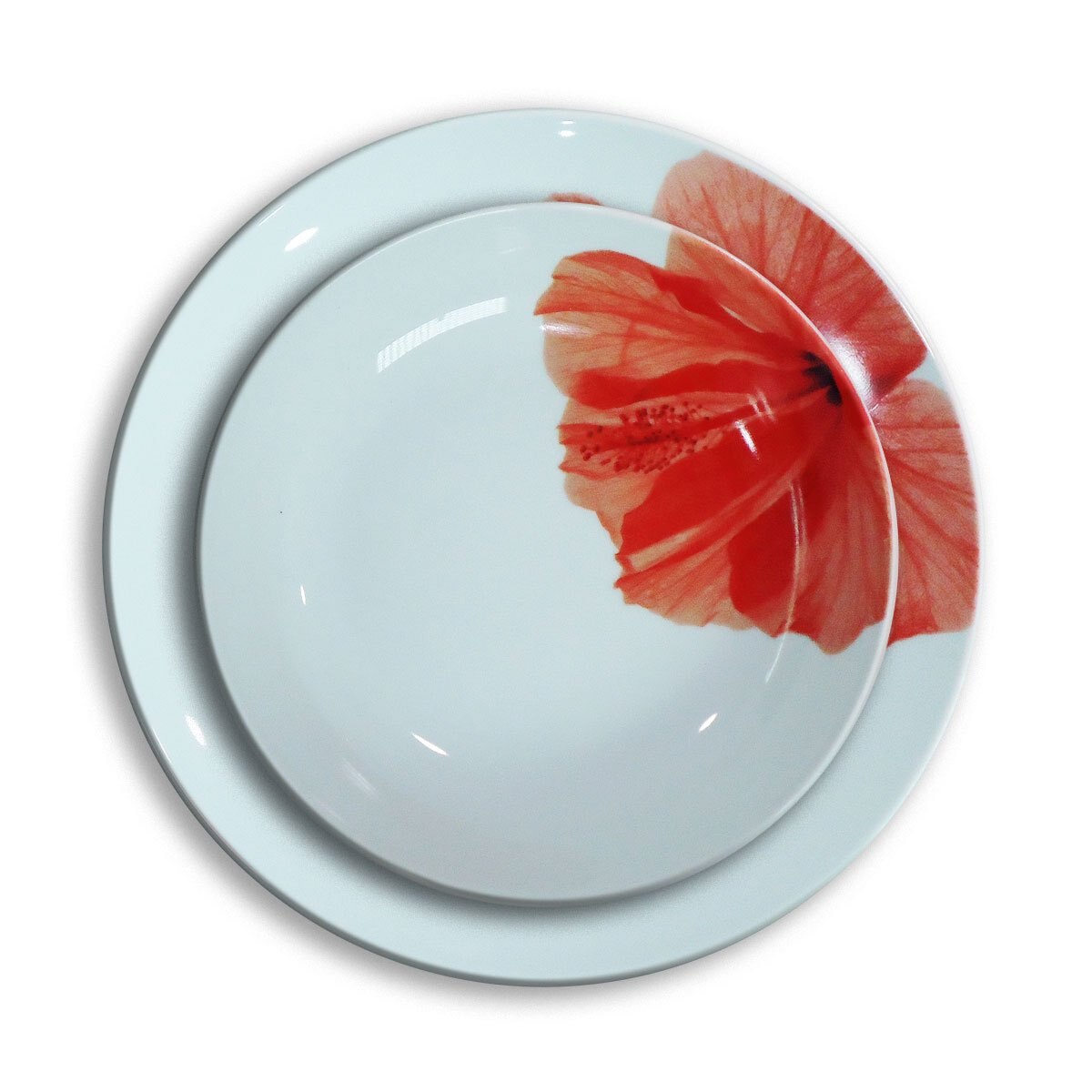 Vajilla 16 Piezas de Porcelana Rossa Roslein