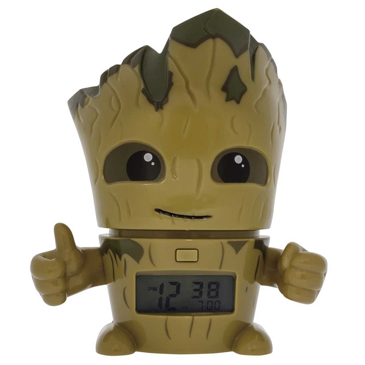 Despertador Infantil Bulb Botz Marvel Groot 5.5" Tall