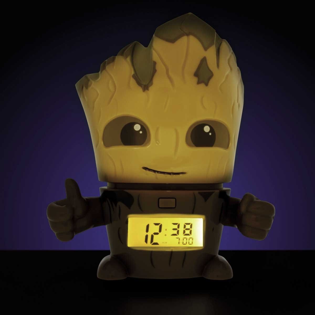 Despertador Infantil Bulb Botz Marvel Groot 5.5" Tall