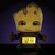 Despertador Infantil Bulb Botz Marvel Groot 5.5" Tall