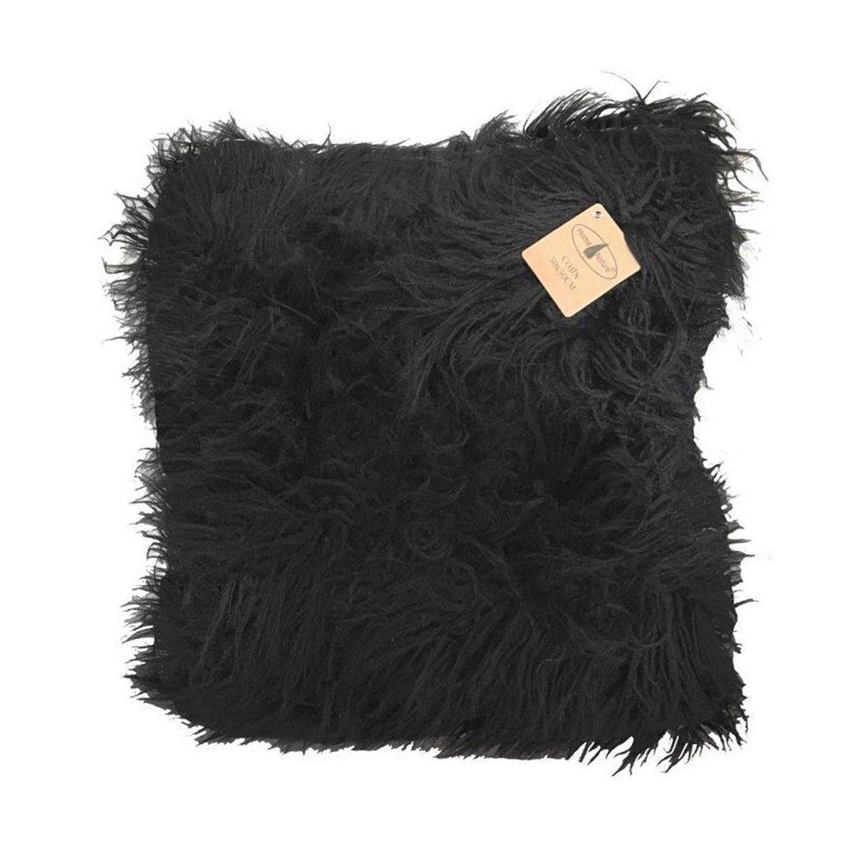 Home Nature Cojin Negro 50X50
