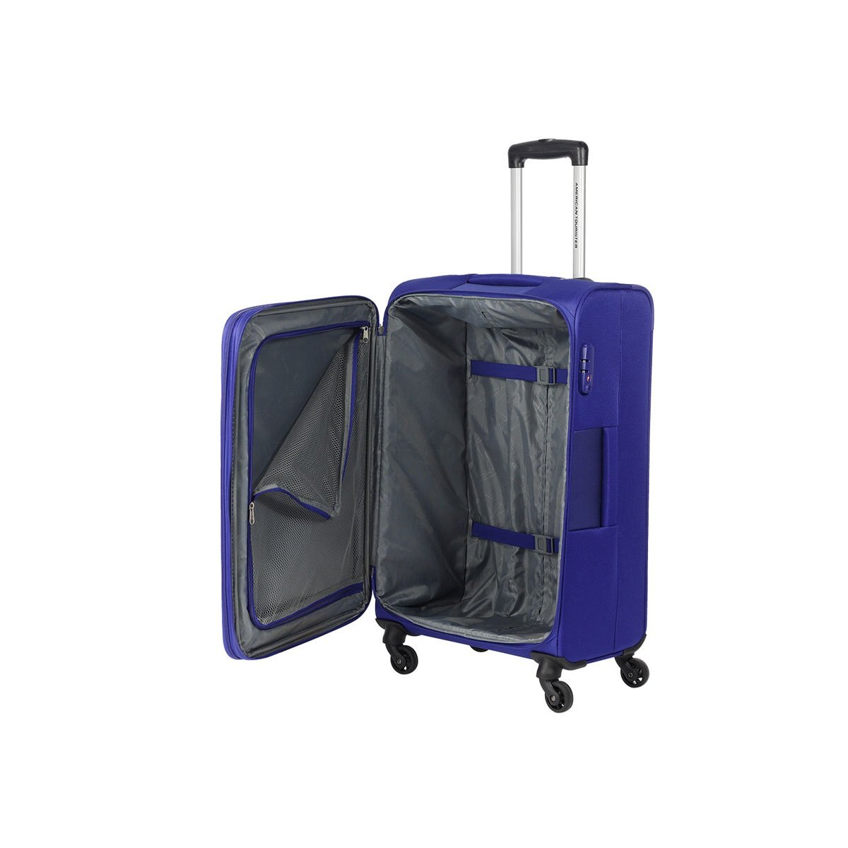 Set Troya 3 Maletas Verticales 20 25 y 29 Expandible Azul American Tourister