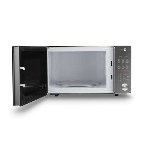 Horno de Microondas Daewoo 1.1 Pies Inox con Diseño Floral