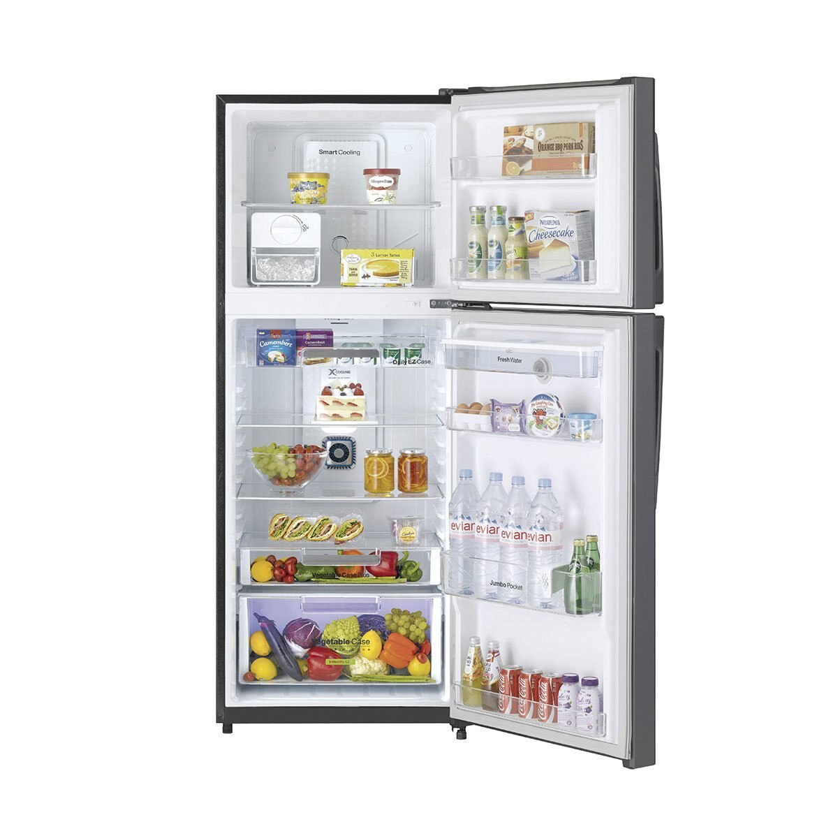 Refrigerador 2 Puertas 17 P3 Negro con Deposito de Agua Daewoo