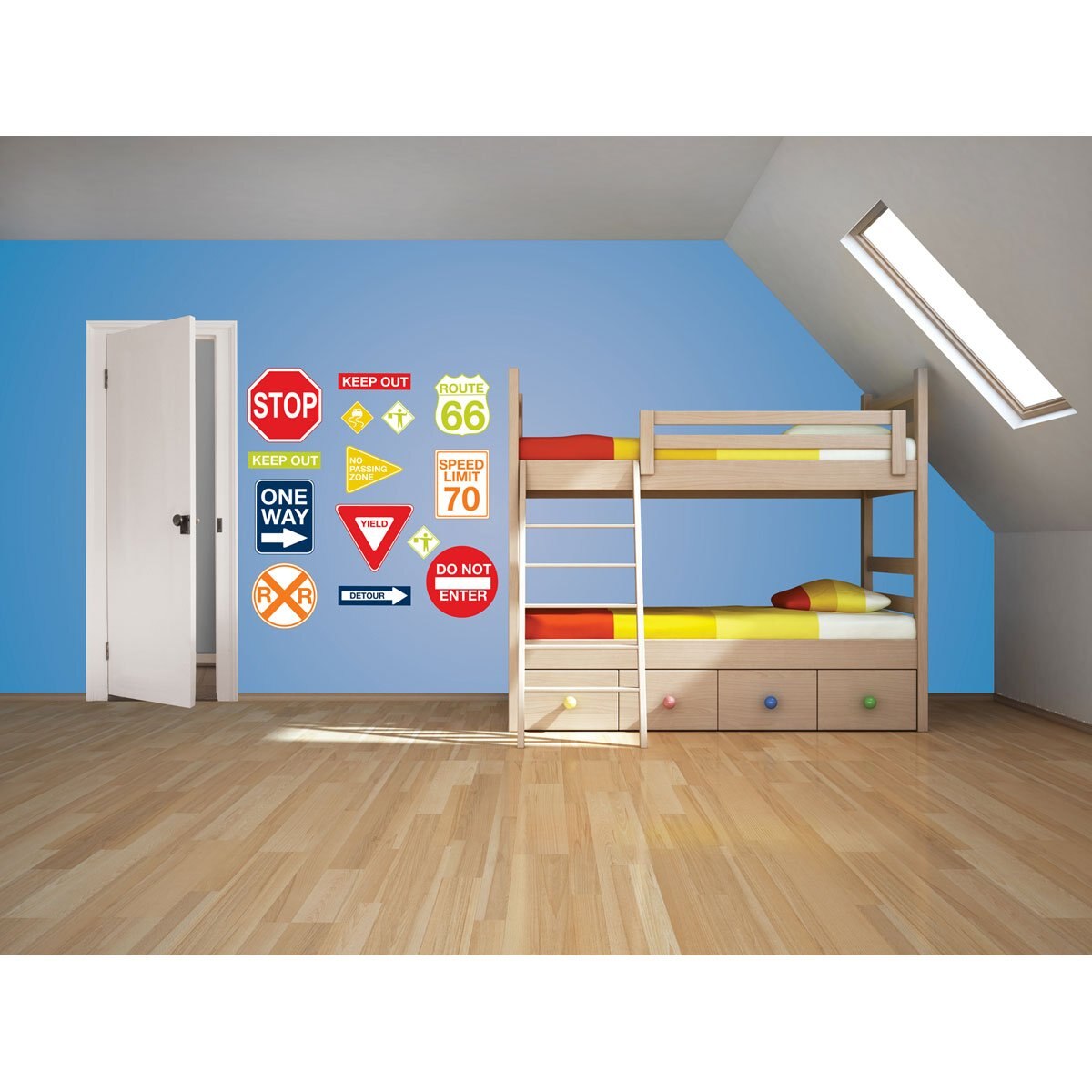 Stiker Decorativo Señalamientos Brewster