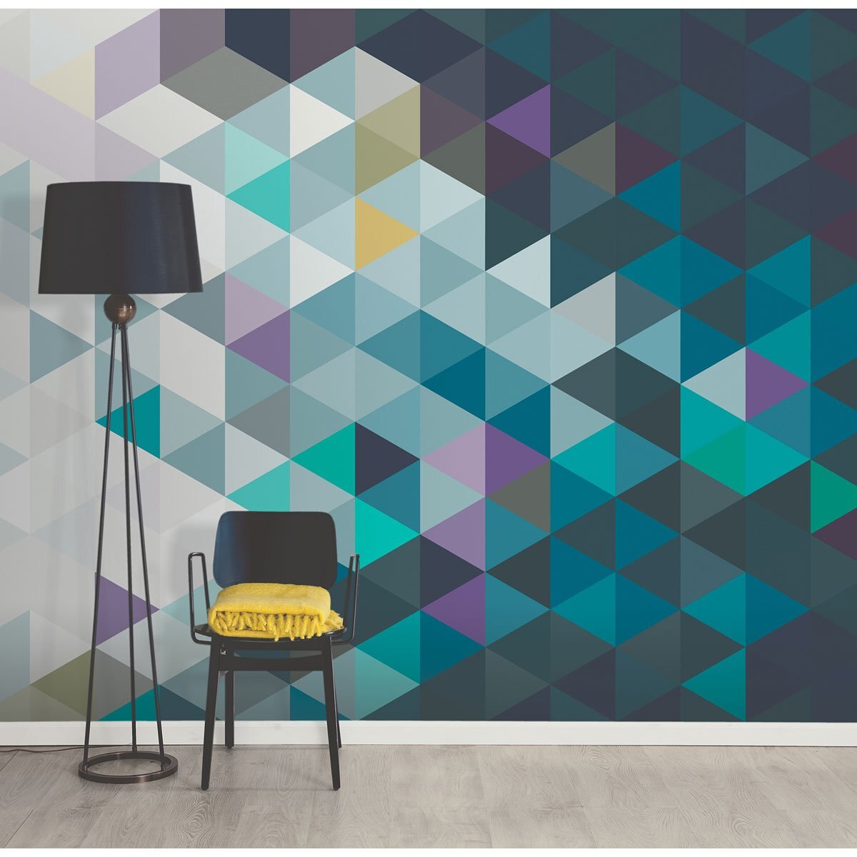 Stiker Decorativo Triangulos Brewster