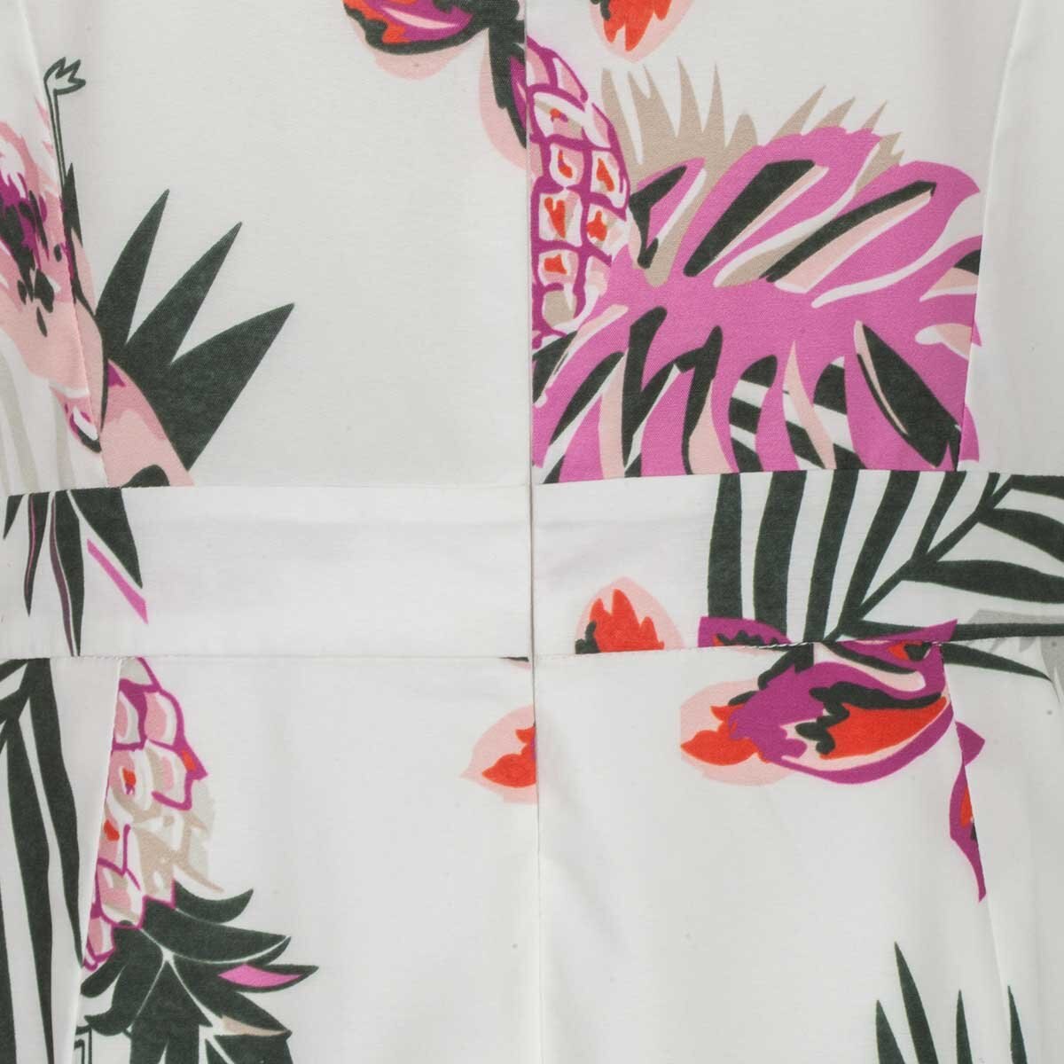 Vestido Estampado de Hojas C2C
