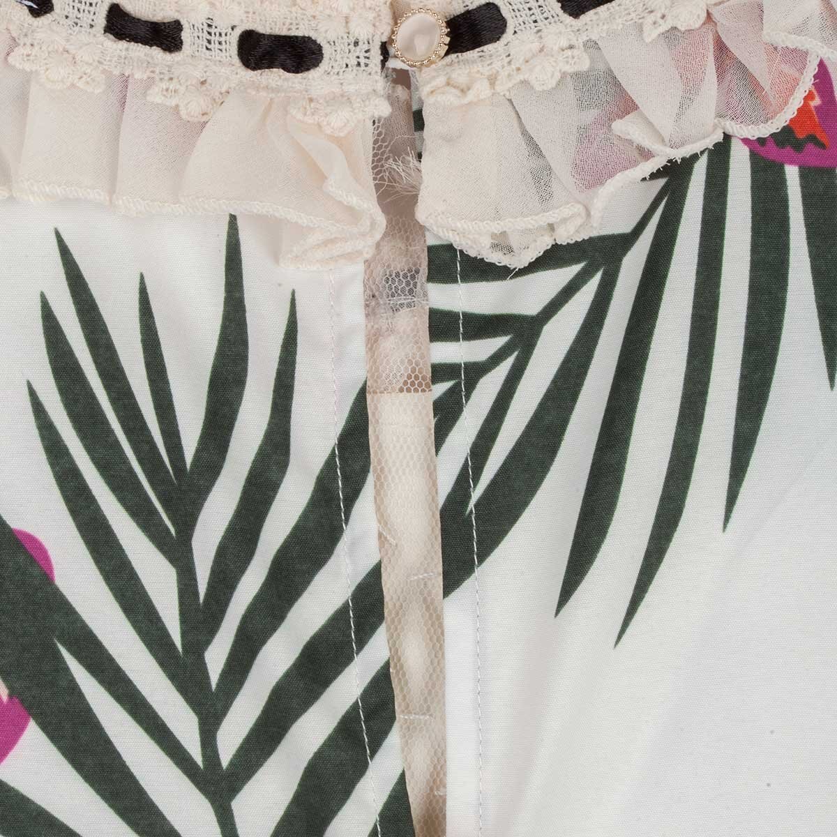 Vestido Estampado de Hojas C2C