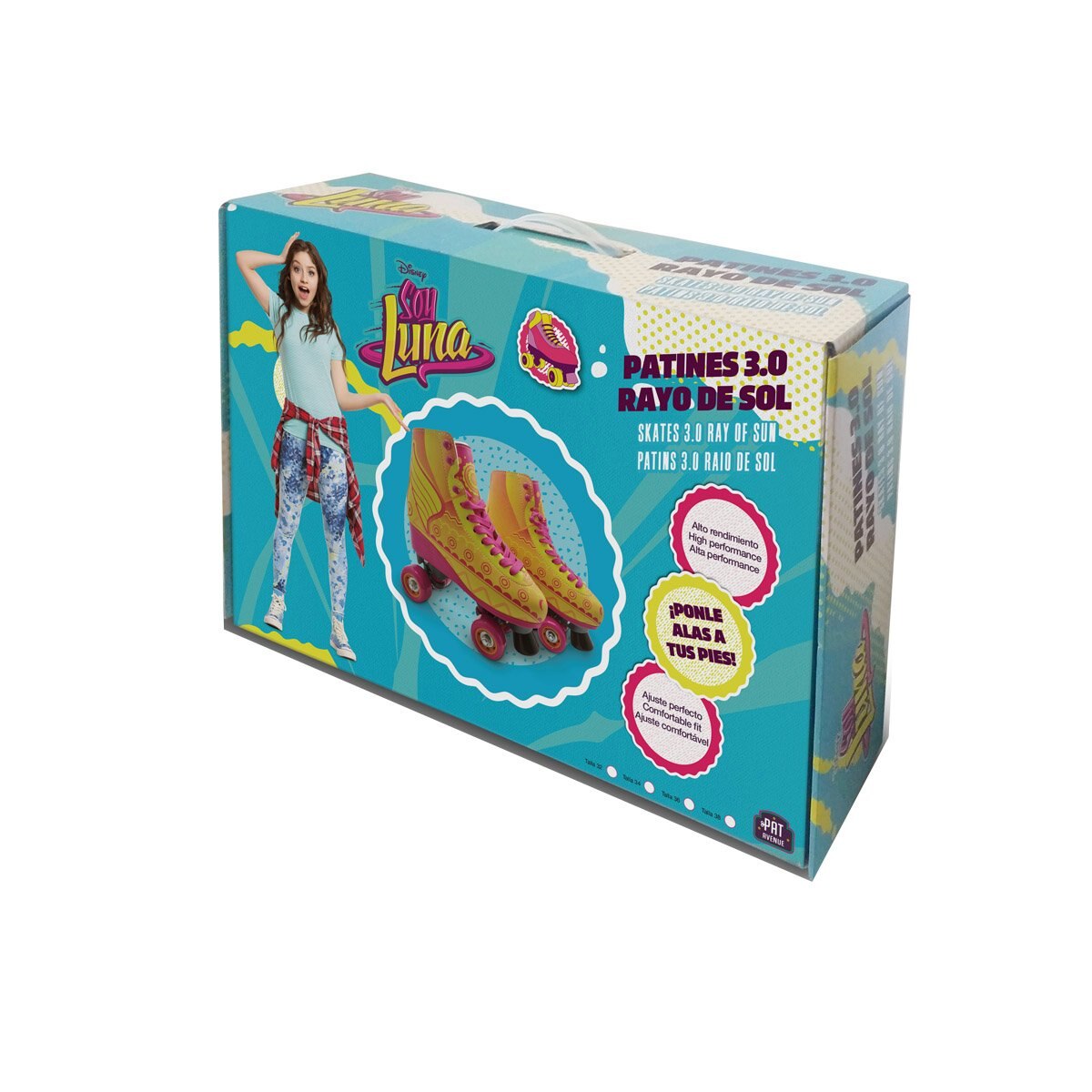 Soy Luna Patines 3.0 Rayo de Sol Talla 34