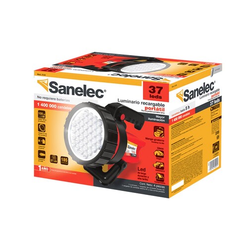 Sanelec 2124 Linterna Reflectora 37 Leds