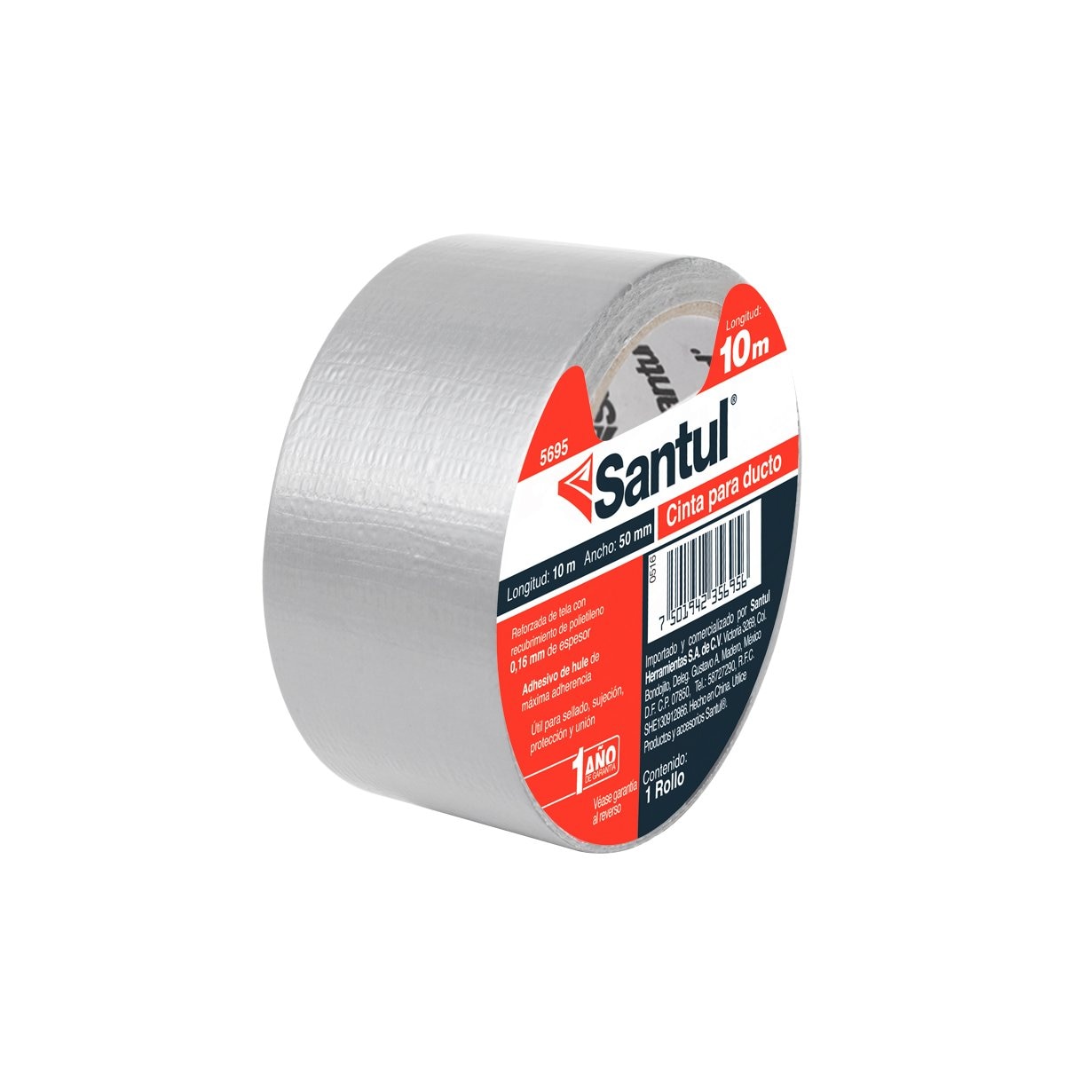 Santul 5695 Cinta para Ducto, 10M