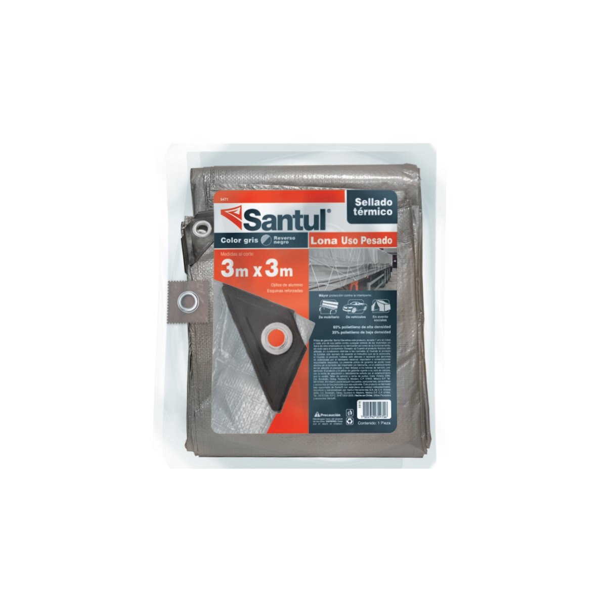 Santul 5471 Lona Uso Pesado 3X3M