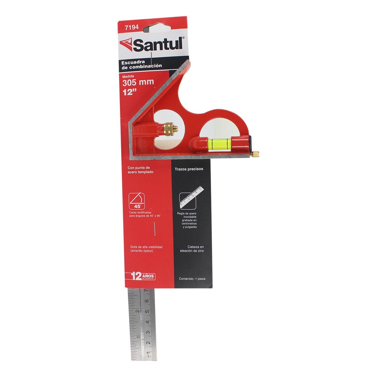 Santul 7194 Escuadra de Combinación 12" (30 Cm)