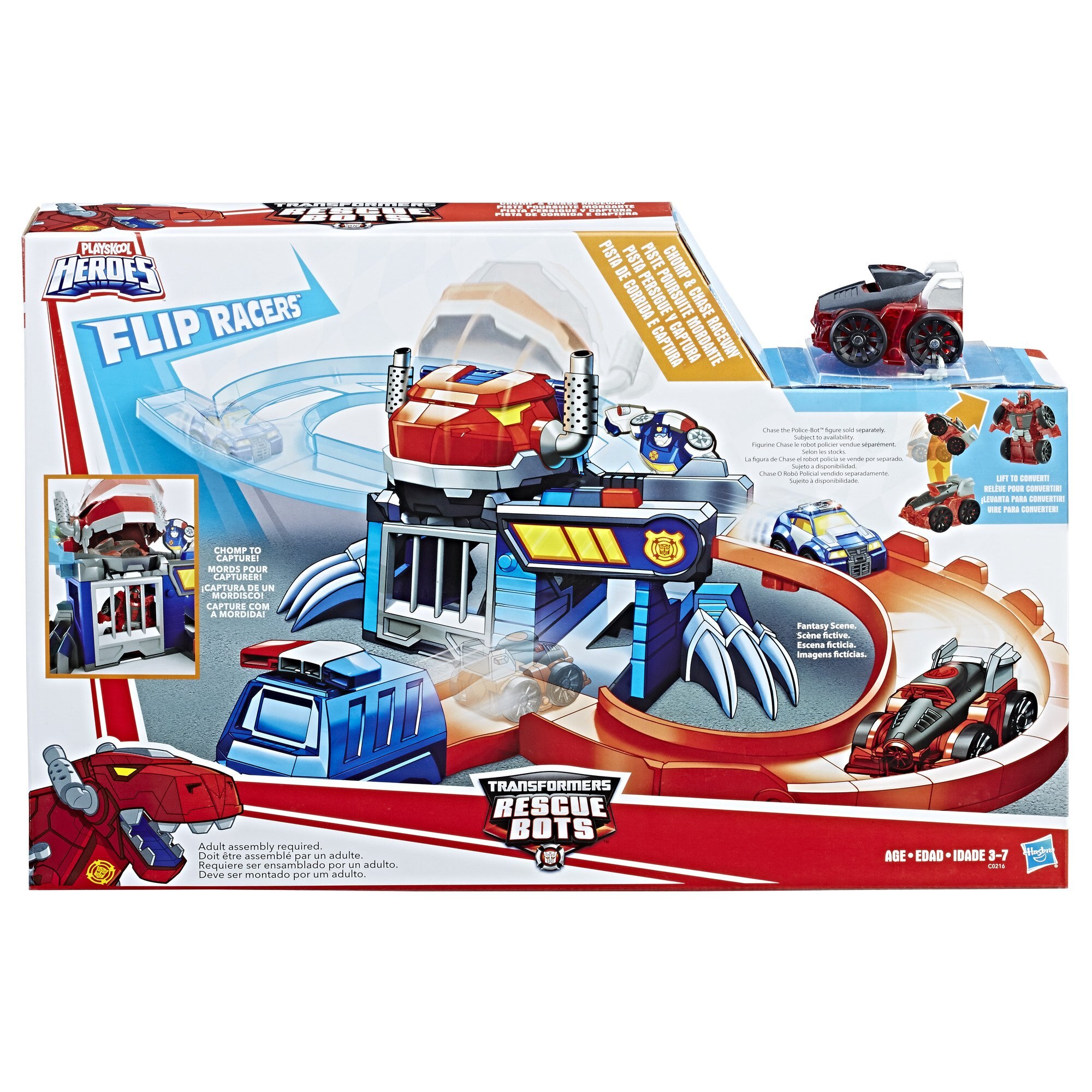 Pista Persigue y Captura Flip Racers Playskool Hasbro