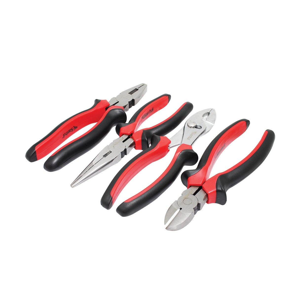Juego de 4 Pinzas (Mangos con Grip)