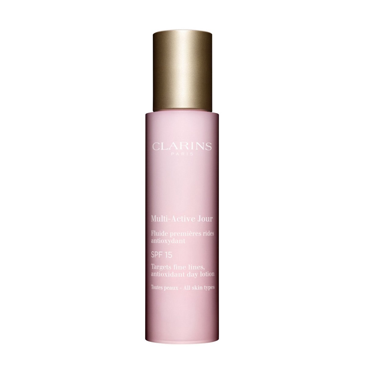 Multi-Active Día Fluido Spf 15 para Todo Tipo de Pieles Clarins