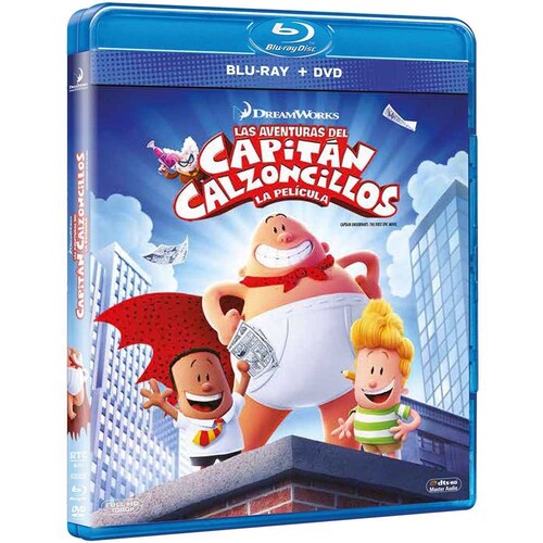 Blu Ray + Dvd Capitán Calzoncillos